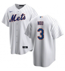 en New York Mets 3 Tom E1s Nido White Cool Base Stitched Jersey
