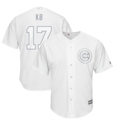 Cubs 17 Kris Bryant KB White 2019 Players Weekend Player Jersey