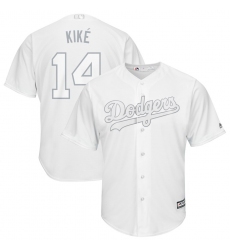 Dodgers 14 Enrique Hernandez Kike White 2019 Players Weekend Player Jersey