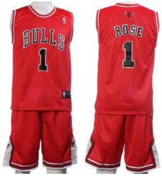 Chicago Bulls 1 Rose Red Jerseys&Shorts