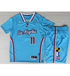 Los Angeles Clippers 11 Jamal Crawford Blue Revolution 30 Swingman NBA Jersey Short Suits New Style