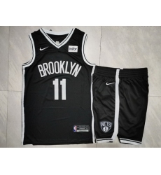 Nets 11 Kyrie Irving Black Nike Swingman Jersey 28With Shorts