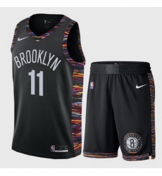 Nets 11 Kyrie Irving White City Edition Nike Swingman Jersey 28With Shorts