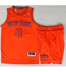 New York Knicks 8 JR Smith Orange Revolution 30 Swingman NBA Jerseys Shorts Suits Christmas Style