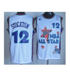 NBA 95 All Star #12 Stockton white
