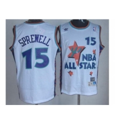 NBA 95 All Star #15 Sprewell white