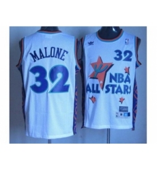 NBA 95 All Star #32 Malone white