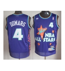 NBA 95 All Star #4 Dumars Purple Jerseys