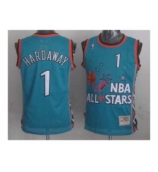 NBA 96 All Star #1 Hardaway Blue Jerseys