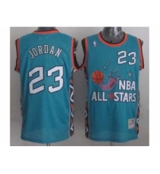 NBA 96 All Star #23 Jordan Blue Jerseys
