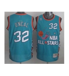 NBA 96 All Star #32 Oneal Blue Jerseys