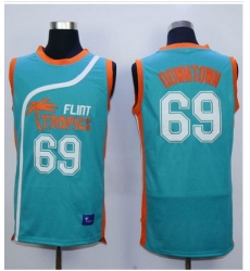 Flint Tropics #69 Downtown Blue Semi-Pro Movie Stitched Basketball Jersey