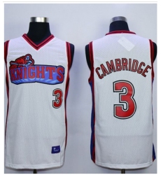 Like Mike Movie Los Angeles Knights #3 Calvin Cambridge White Stitched Basketball Jersey