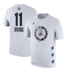 Celtics 11 Kyrie Irving White 2019 NBA All Star Game Men's T Shirt