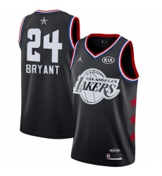Lakers #24 Kobe Bryant Black Basketball Jordan Swingman 2019 All Star Game Jersey
