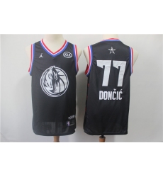Mavericks 77 Luka Doncic Black 2019 NBA All Star Game Jordan Brand Swingman Jersey