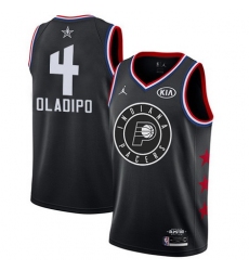 Pacers 4 Victor Oladipo Black Youth Basketball Jordan Swingman 2019 AllStar Game Jersey
