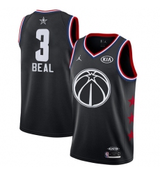 Wizards #3 Bradley Beal Black Basketball Jordan Swingman 2019 All Star Game Jersey