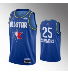 76ers 25 Ben Simmons Blue 2020 NBA All Star Jordan Brand Swingman Jersey