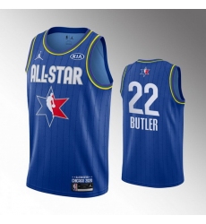 Heat 22 Jimmy Butler Blue 2020 NBA All Star Jordan Brand Swingman Jersey