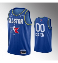 Men Blue Customized 2020 NBA All Star Jordan Brand Swingman Jersey