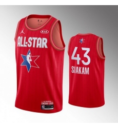 Raptors 43 Pascal Siakam Red 2020 NBA All Star Jordan Brand Swingman Jersey