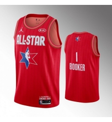 Suns 1 Devin Booker Red 2020 NBA All Star Jordan Brand Swingman Jersey