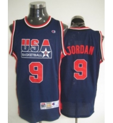 1992 Olympics Team USA 9 Michael Jordan Navy Blue Swingman Jersey