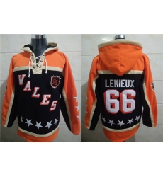 NHL Wales Mario Lemieux #66 All Star Throwback Hoodie