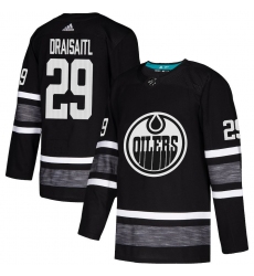 Oilers #29 Leon Draisaitl Black Authentic 2019 All Star Stitched Hockey Jersey