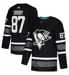 Penguins #87 Sidney Crosby Black Authentic 2019 All Star Stitched Hockey Jersey