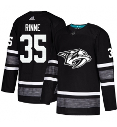 Predators #35 Pekka Rinne Black Authentic 2019 All Star Stitched Hockey Jersey
