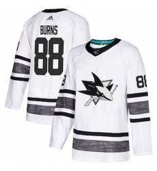 Sharks 88 Brent Burns White 2019 NHL All Star Game Adidas Jersey