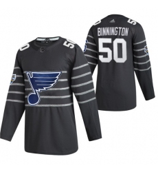 Blues 50 Jordan Binnington Gray 2020 NHL All Star Game Adidas Jersey