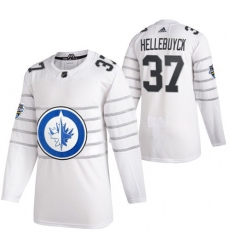 Jets 37 Connor Hellebuyck White 2020 NHL All Star Game Adidas Jersey