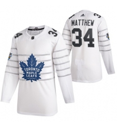 Maple Leafs 34 Auston Matthews White 2020 NHL All Star Game Adidas Jersey