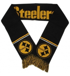 NFL Pittsburgh Steelers Black Yellow Team Colour Scarf