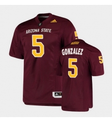 Men Arizona State Sun Devils Zane Gonzalez College Football Maroon Premier Jersey
