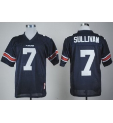 Auburn Tigers 7# Pat Sullivan Navy Blue College Football Throwback Jersey