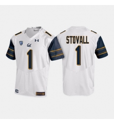 California Golden Bears Melquise Stovall College Football White Jersey