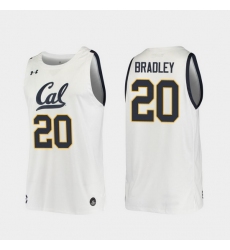 Men California Golden Bears Matt Bradley Replica White College Basketball 2019 20 Jersey