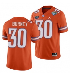 Florida Gators Amari Burney Orange 2020 Cotton Bowl Classic College Football Jersey