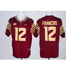 Florida State Seminoles 12 Deondre Francois Red College Football Jersey