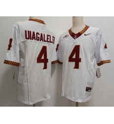 Florida State Seminoles #4 DJ Uiagalelei White  F U S E Jersey