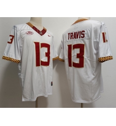 Florida State Seminoles Jordan Travis #13 White Stitched Football Jersey