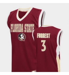 Men Florida State Seminoles Trent Forrest Red Fadeaway College Basketball Jersey