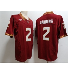 Men Women Youth Florida State Seminoles #2 Deion Sanders Red 2023 F U S E Stitched Limited NCAA Jersey