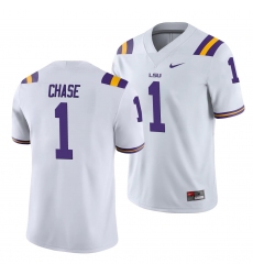 LSU Tiger Ja'Marr Chase White College Football Men'S Jersey