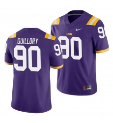 LSU Tiger Jacobian Guillory Purple Game Men'S Jersey