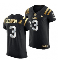 Lsu Tigers Odell Beckham Jr. Golden Edition Elite Nfl Black Jersey